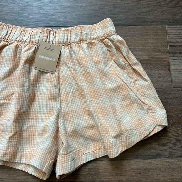 Womens Patagonia Garden Island Casual Shorts Orange - Picture 2 of 5